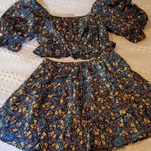 Sabo skirt two piece set